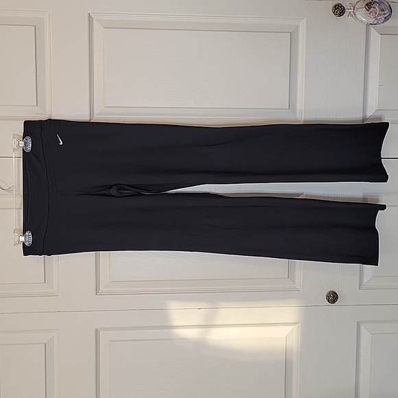 Nike Pants - NIKE Black High Waisted Wide Leg Performance Pants Size Small